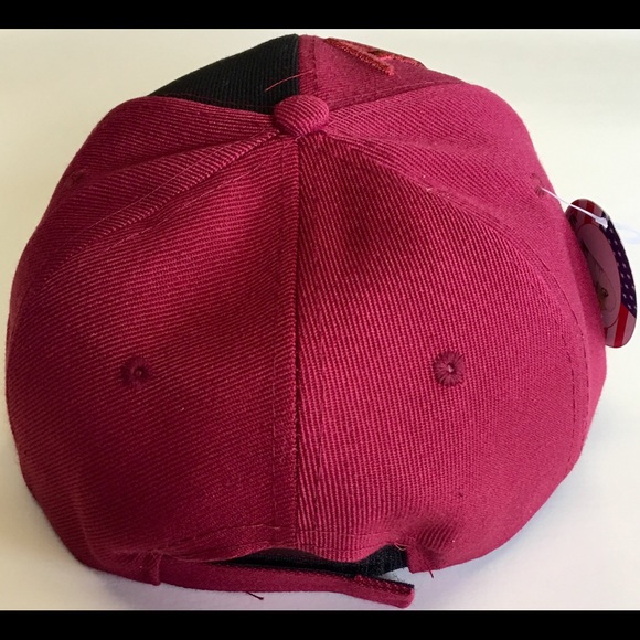 Alabama Football Adjustable Cap Hat Red Black NCAA - Picture 6 of 8